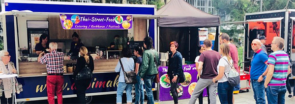 Thai-Street-Food aus dem Truck
