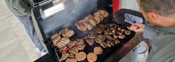 Garten-BBQ in Zürich
