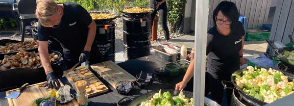 Barbecue au tonneau