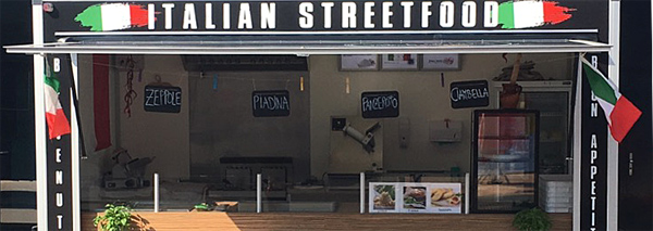 Italianità on wheels - the food truck directly to the south