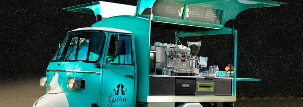 Piaggio Ape als Cocktailbar oder Foodtruck