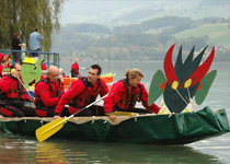 Dragon boat building