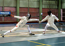 Fencing with a master