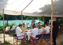 Fête estival au bord de l'Aare