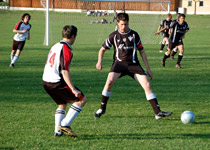 Tournoi de football animé par un modérateur