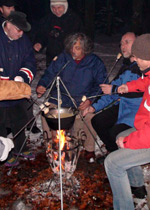 Fondue ou raclette à l'extérieur