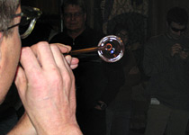 Glass blowing in the Emmental