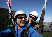 Be a paragliding passenger