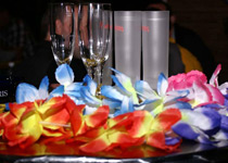 Karibisches BBQ mit Beachbar