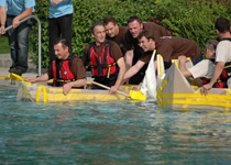 Build a boat out of cardboard