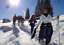 Swiss snow shoe paradise