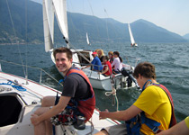 Sailing on Lake Maggiore