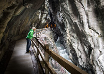 The Tamina gorge close up