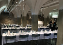 Dining in the vaulted cellar in the middle of Bern