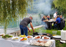 Soirée grillades au lac Walen