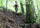 Excursion guidée à vélo en Emmental en VTT sur un seul sentier