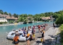 Descente de l'Aar en canot pneumatique de Thoune à Berne
