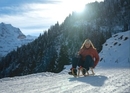 Schlittelspass im Berner Oberland