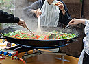 Paella team cooking