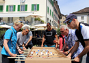 construction d'une boîte de football de table avec match