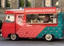 Vintage-Foodtruck mit vegetarischer und veganer Weltküche
