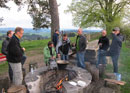 Fondue en forêt dans l'Emmental